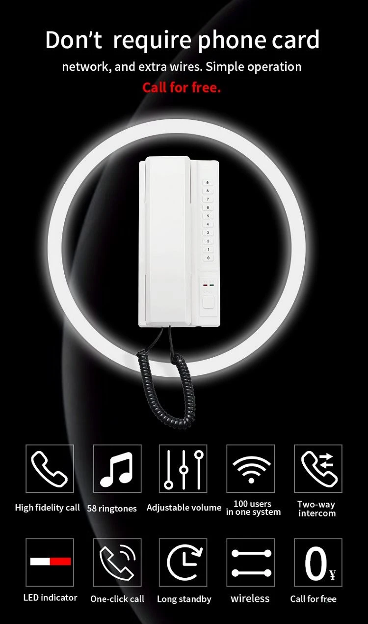 1.Call for Free Wireless Audio Intercom